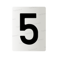 Nanoplėvelė Lietuvos valstybiniams numeriams – simbolis „5“