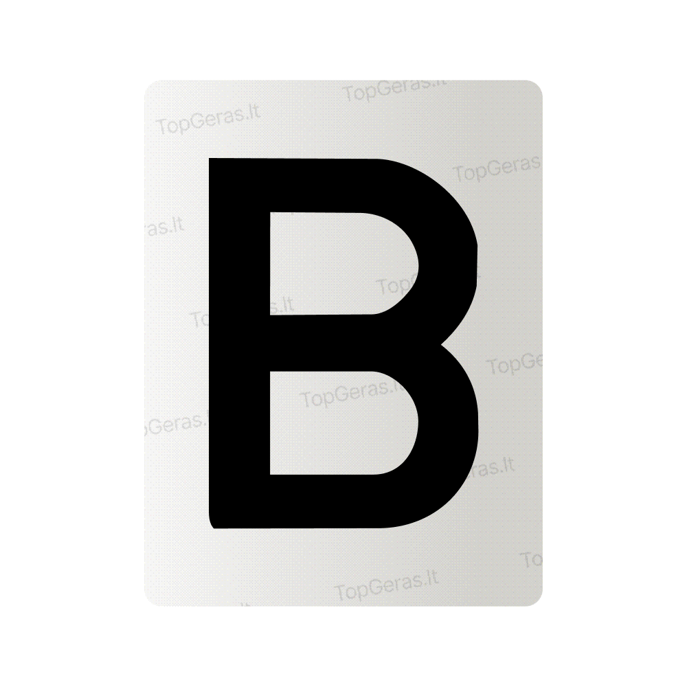 Nanoplėvelė Lietuvos valstybiniams numeriams – simbolis „B“