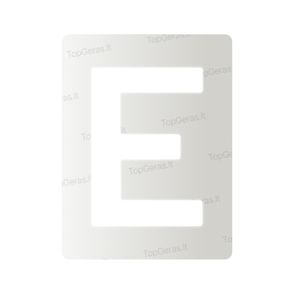 Nanofilm for Lithuania number plates - Symbol "E"