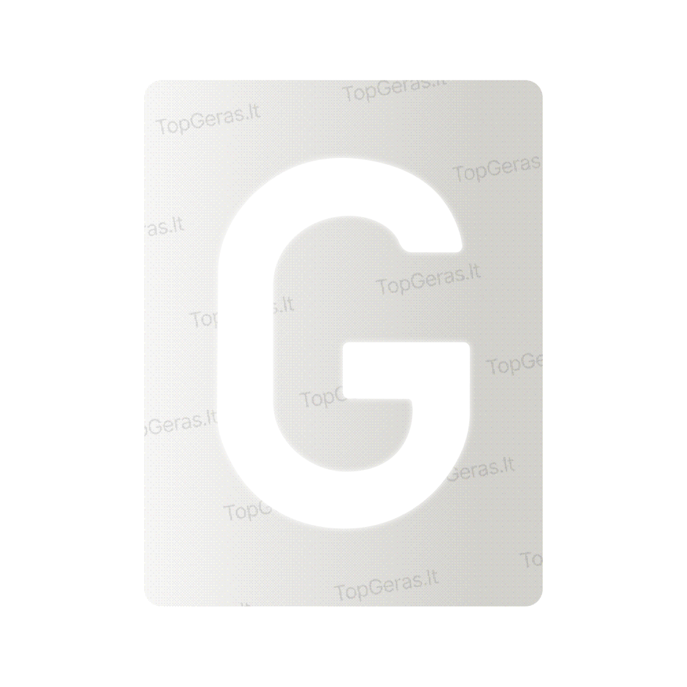 Nanoplėvelė Lietuvos valstybiniams numeriams – simbolis „G“