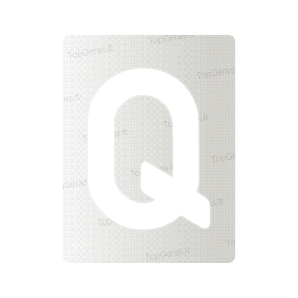 Nanoplėvelė Lietuvos valstybiniams numeriams – simbolis „Q“