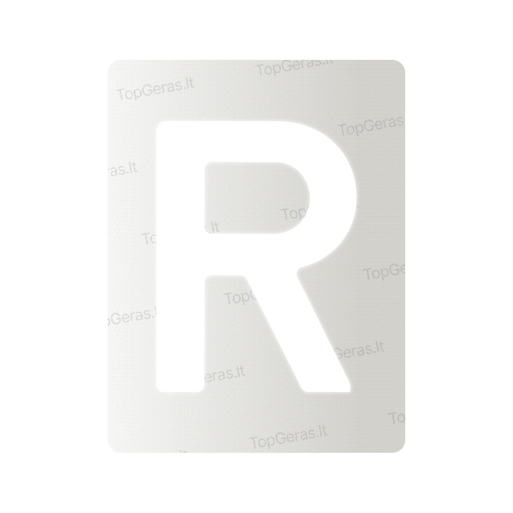 Nanoplėvelė Lietuvos valstybiniams numeriams – simbolis „R“