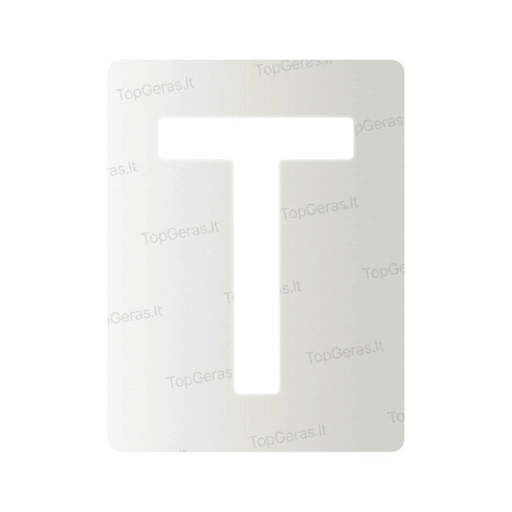 Nanoplėvelė Lietuvos valstybiniams numeriams – simbolis „T“